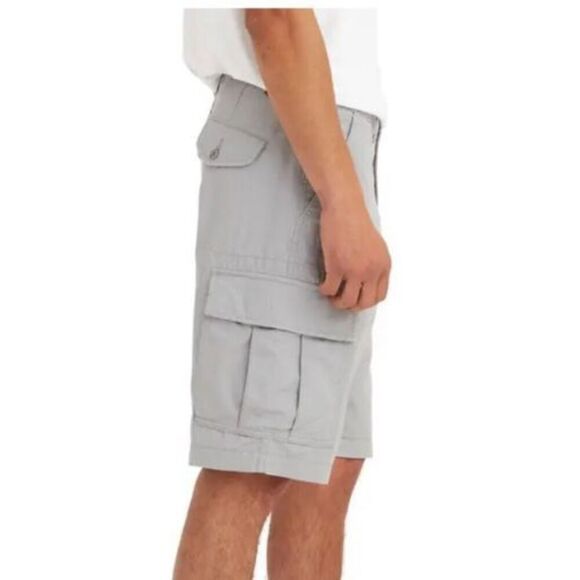 Levi's Mens Size 42 Solid Carrier Cargo Gray Shorts - Picture 10 of 11